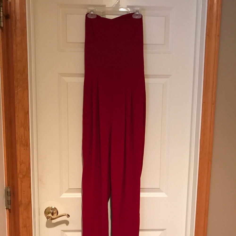 Red jumpsuit